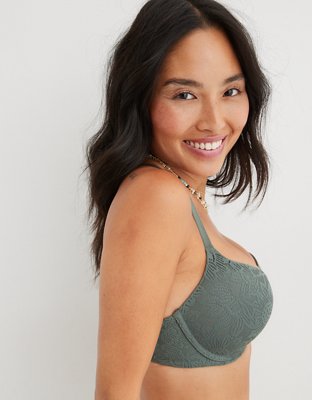 Aerie Real Sunnie Demi Push Up Bra 32D in Sands ($54.95) Tan Size undefined  - $32 - From Brooke
