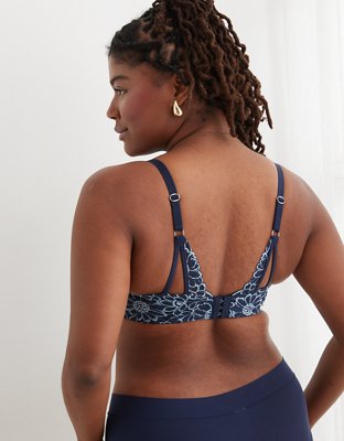 Sunnie Bra de Media Copa Teñido Cruzado con Encaje Bloom y Pushup