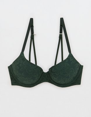 Sunnie Bra de Media Copa y Encaje Bloom con Pushup
