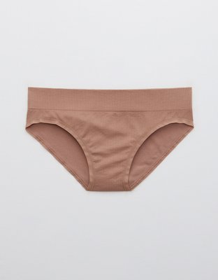 Aerie Seamless Cutout Thong, Strand