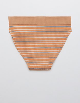Aerie Ribbed Seamless High Cut Bikini Underwear