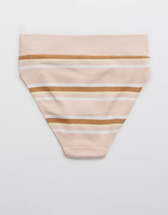 Aerie Seamless Crossover High Waisted Mom Underwear