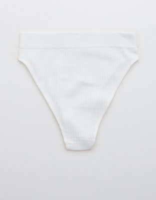 Aerie Seamless Logo High Waisted Mom Underwear