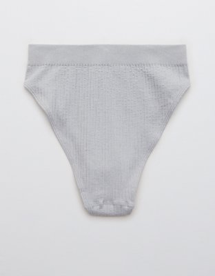 Трусы Mom, высокая посадка, без швов, с логотипом — Aerie — фото 2