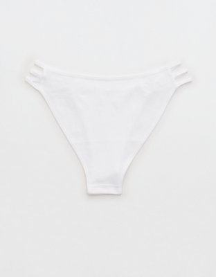 Aerie Seamless Strappy High Cut Bikini Underwear