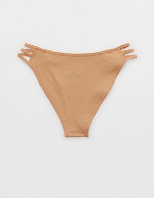 Aerie Seamless Strappy High Cut Bikini Underwear