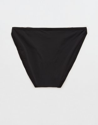 Aerie Microfiber Lace High Cut Bikini Underwear