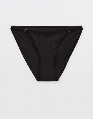 Aerie Microfiber Lace High Cut Bikini Underwear
