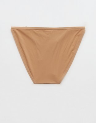 Aerie Microfiber Lace High Cut Bikini Underwear