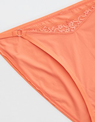 Aerie Microfiber Lace High Cut Bikini Underwear