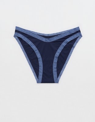 Aerie SMOOTHEZ Microfiber Lace Bikini Underwear