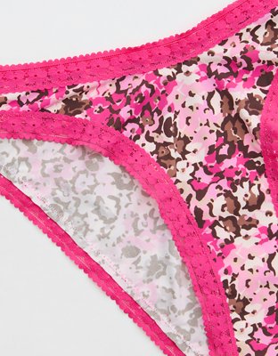 SMOOTHEZ Microfiber Lace Bikini Underwear