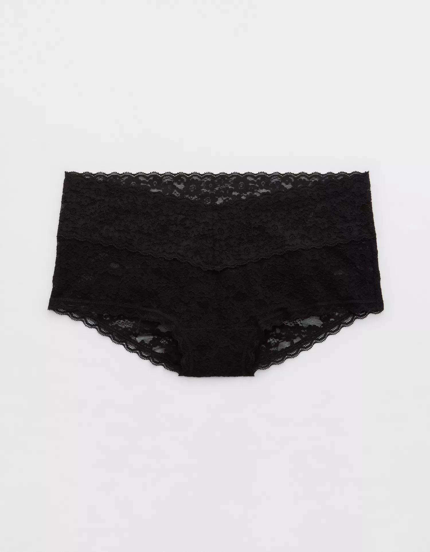Show Off Vintage Lace Wide Waistband Boybrief Underwear - thumbnail 3