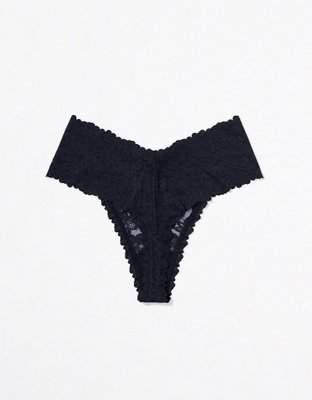 Show Off Ropa Interior Estilo Tanga con Encaje Rosey