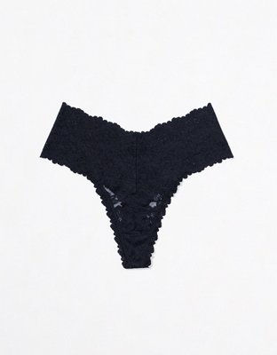 Show Off Ropa Interior Estilo Tanga con Encaje Rosey