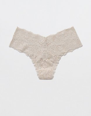 Show Off Ropa Interior Estilo Tanga con Encaje Rosey