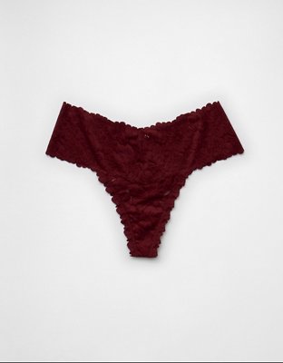 Show Off Rosey Lace Thong Underwear