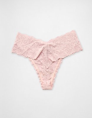 Show Off Rosey Lace Thong Underwear
