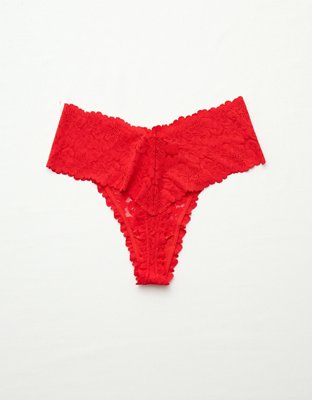 Show Off Rosey Lace Thong Underwear