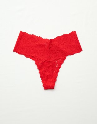 Show Off Rosey Lace Thong Underwear
