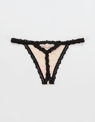 Show Off Vintage Lace String Thong Underwear