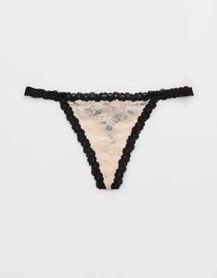Show Off Vintage Lace String Thong Underwear