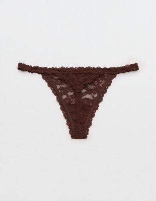 Show Off Vintage Lace String Thong Underwear