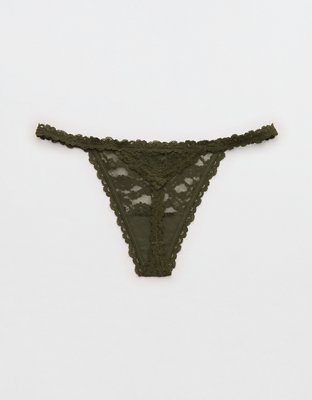Show Off Vintage Lace String Thong Underwear