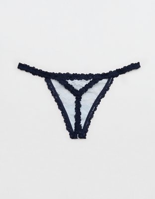 Show Off Vintage Lace String Thong Underwear
