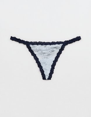 Show Off Vintage Lace String Thong Underwear
