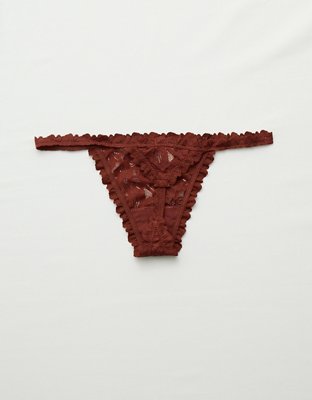 Show Off Rosey Lace String Thong Underwear