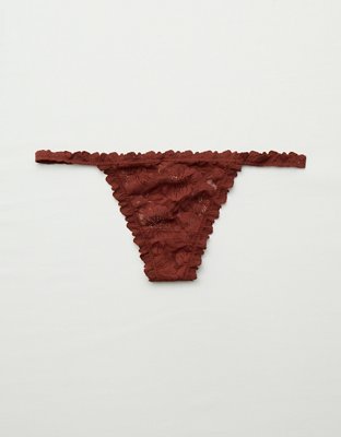 Show Off Rosey Lace String Thong Underwear