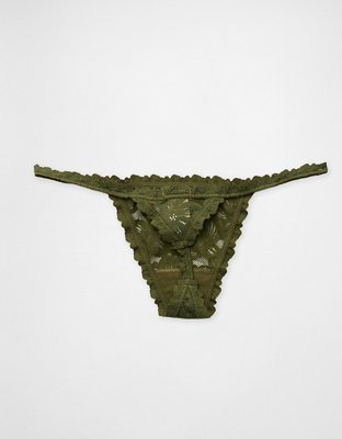 Show Off Rosey Lace String Thong Underwear