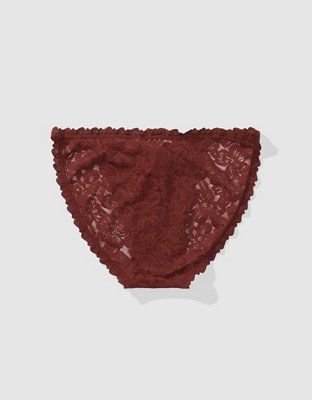 Show Off Rosey Lace String Bikini Underwear