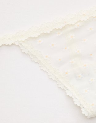 Show Off Daisy Mesh String Thong Underwear