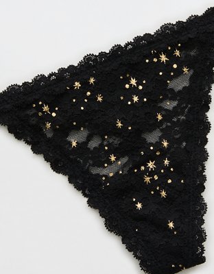 Show Off Vintage Lace String Thong Underwear