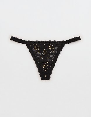 Show Off Vintage Lace String Thong Underwear