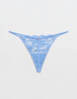 Show Off Chenille Lace String Thong Underwear