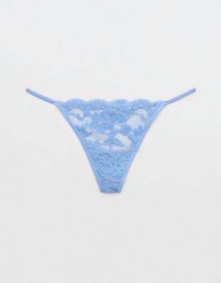 Show Off Chenille Lace String Thong Underwear