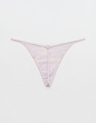 Show Off Chenille Lace String Thong Underwear