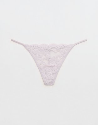 Show Off Chenille Lace String Thong Underwear