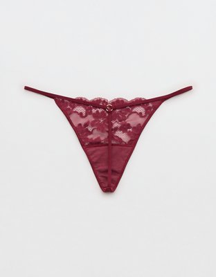 Show Off Chenille String Thong Underwear