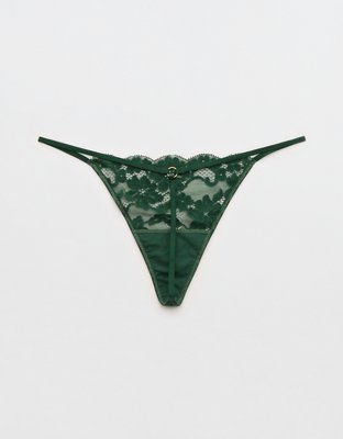 Show Off Chenille Lace String Thong Underwear