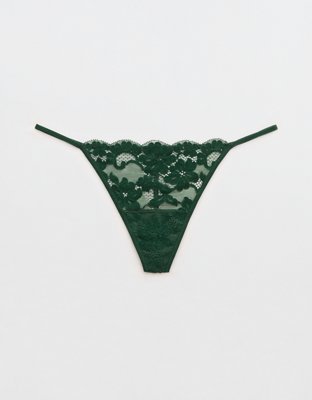 Show Off Chenille Lace String Thong Underwear