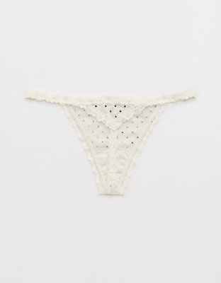 Show Off Vintage Lace String Thong Underwear