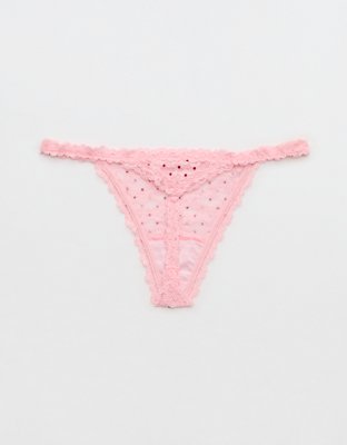 Show Off Vintage Lace String Thong Underwear