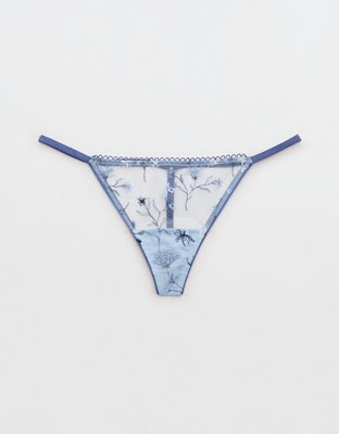 Show Off Embroidery Thong Underwear