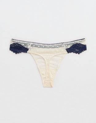 Show Off Sheer Happiness Lace Thong Underwear