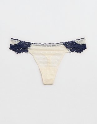 Show Off Sheer Happiness Lace Thong Underwear