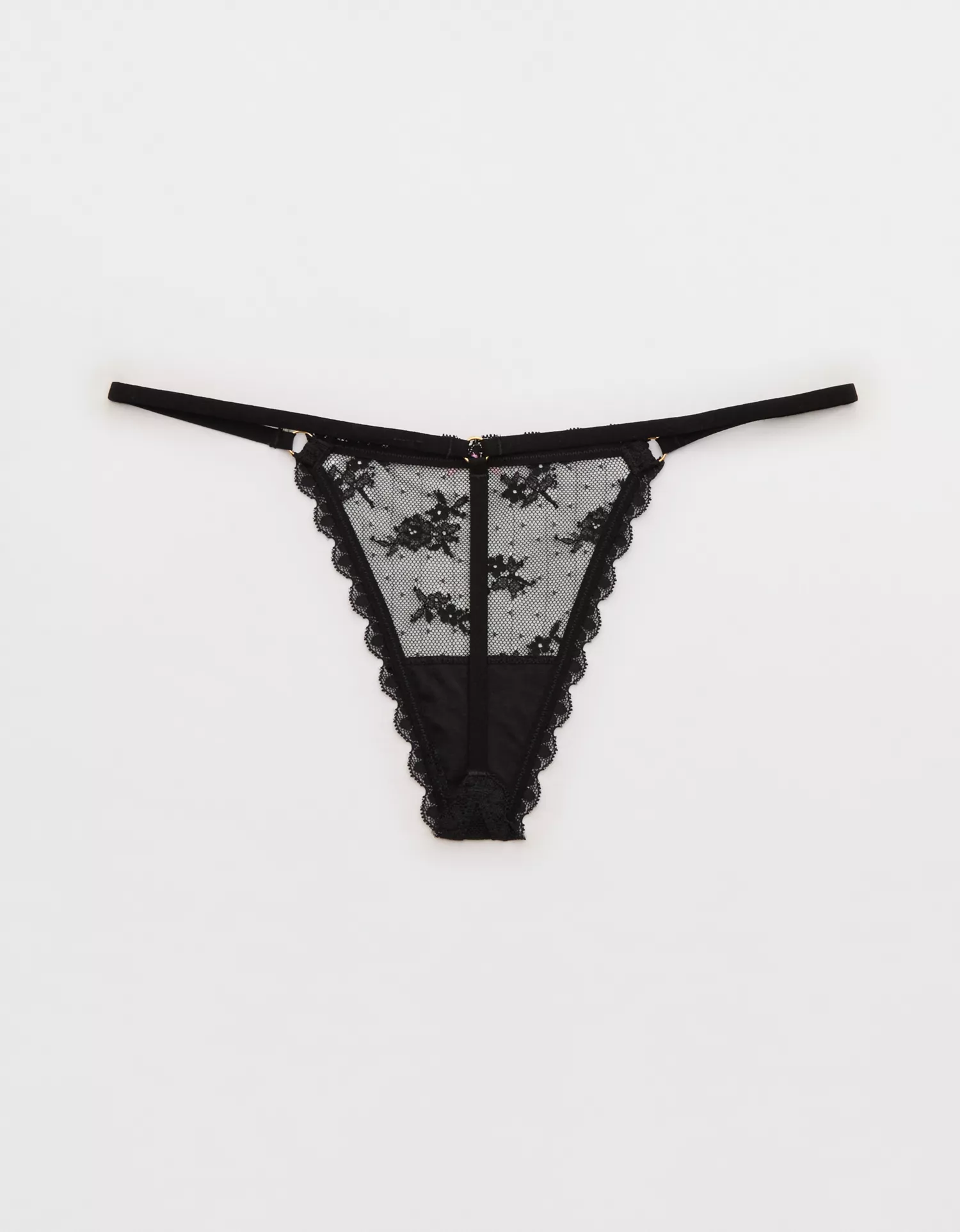 Show Off Midnight Romance Lace String Thong Underwear - thumbnail 7